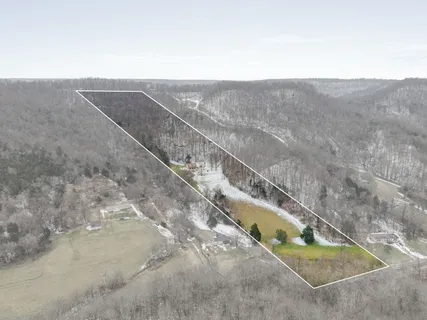 a view of a large body of water and mountain view