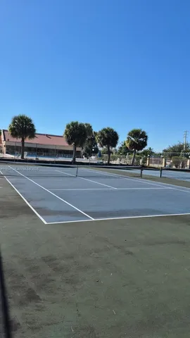 a view of a tennis court