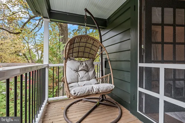 a view of backyard with green space