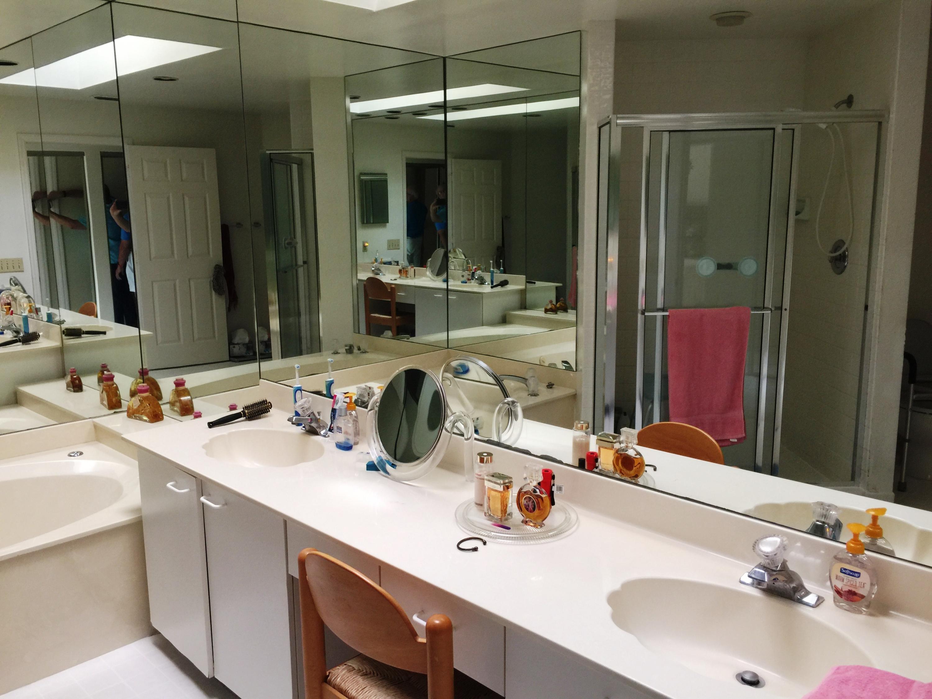 5254 Windsor Parke Drive Boca Raton, FL 33496 - Photo 19 of 25 a bathroom with a sink double vanity and a mirror