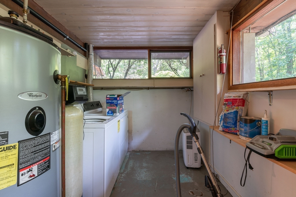 15 Cole Road Williamsburg, MA 01039 - Photo 25 of 35 a utility room with sink dryer and washer