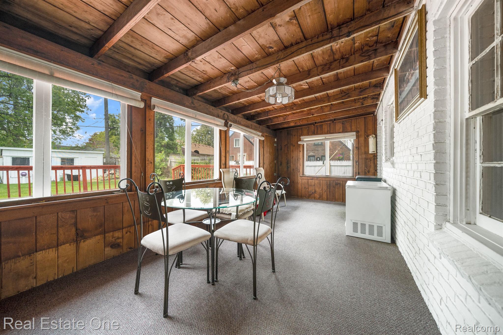 227 Ogemaw Road Pontiac, MI 48341 - Photo 23 of 35 large three-season back porch