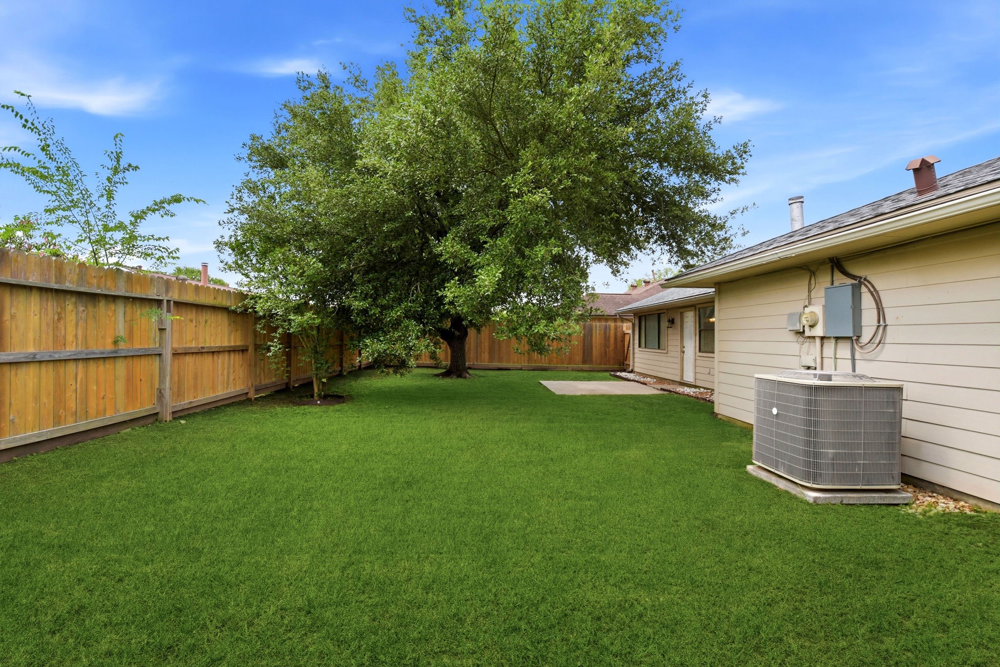 21330 Golden Dove Drive Spring, TX 77388 - Photo 27 of 29 Tons of lush, green lawn space for pets to roam freely or for a future playset.