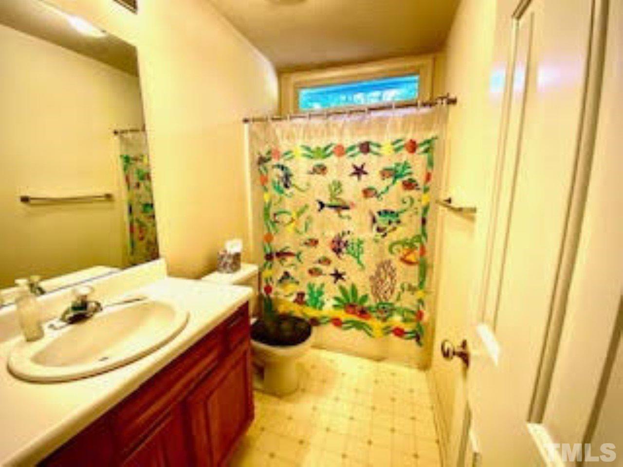 3421 Baugh Street Raleigh, NC 27604 - Photo 22 of 26 a bathroom with a sink and a mirror
