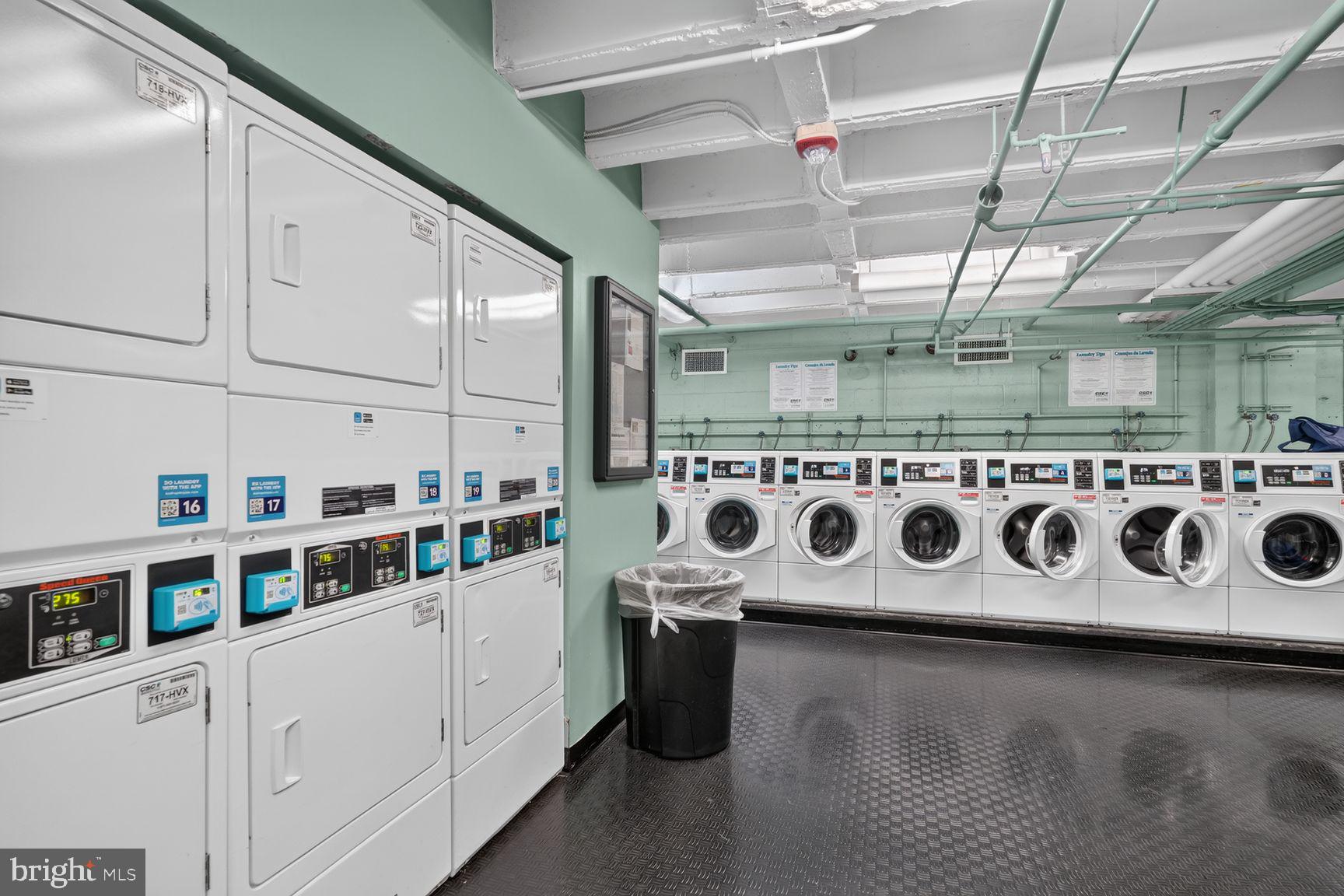 1101 3rd Street Southwest, Unit 713 Washington, DC 20024 - Photo 23 of 24 Common Laundry for added convenience
