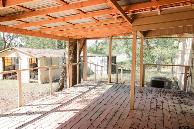 a outdoor space with seating