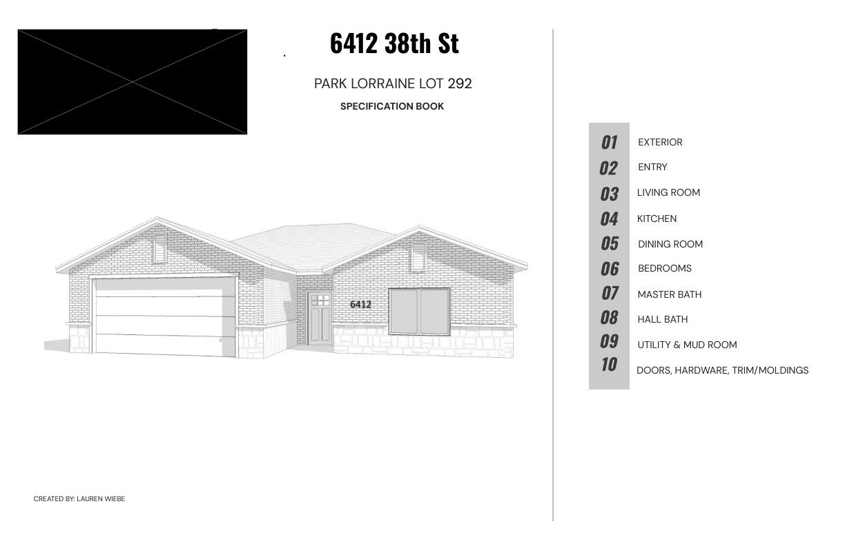 6412 38th Street Lubbock, TX 79407 - Photo 13 of 20 a picture of a floor plan