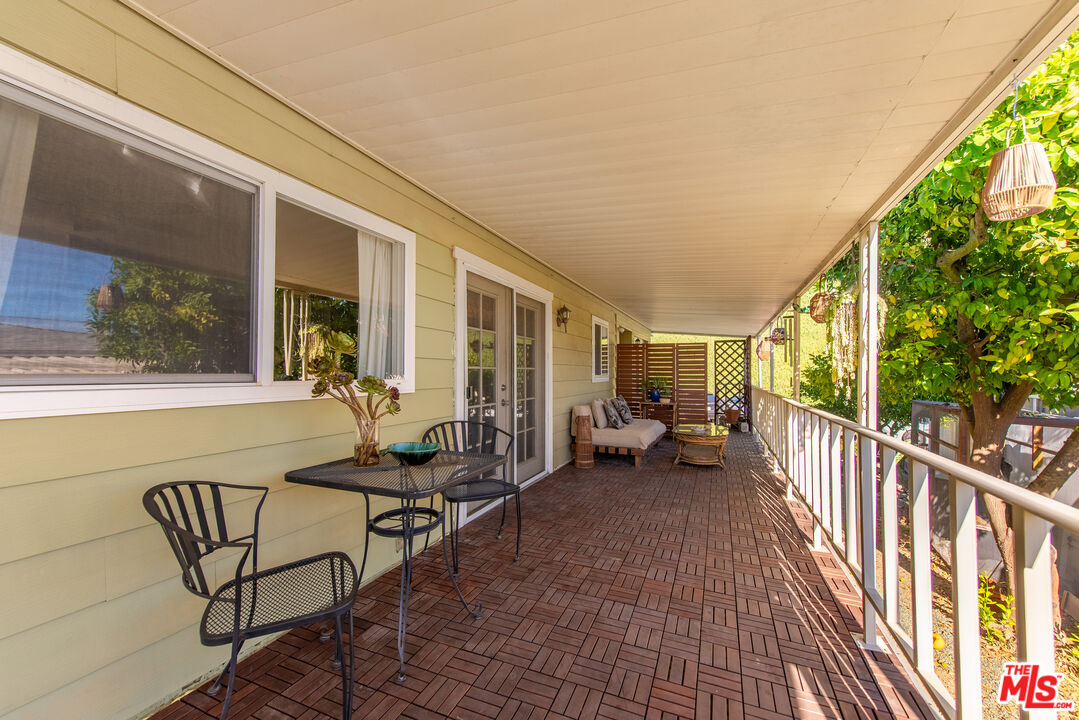 1205 Supi Topanga, CA 90290 - Photo 16 of 24 a view of a house with backyard and sitting area