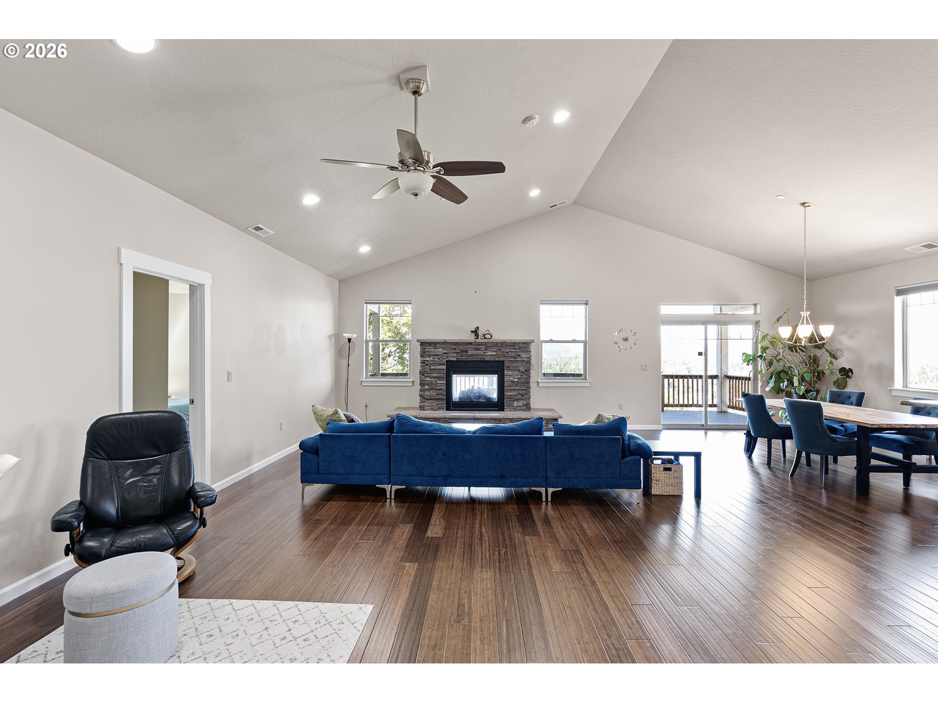 6451 Dogwood Street Springfield, OR 97478 - Photo 11 of 38 a living room with furniture and a fireplace