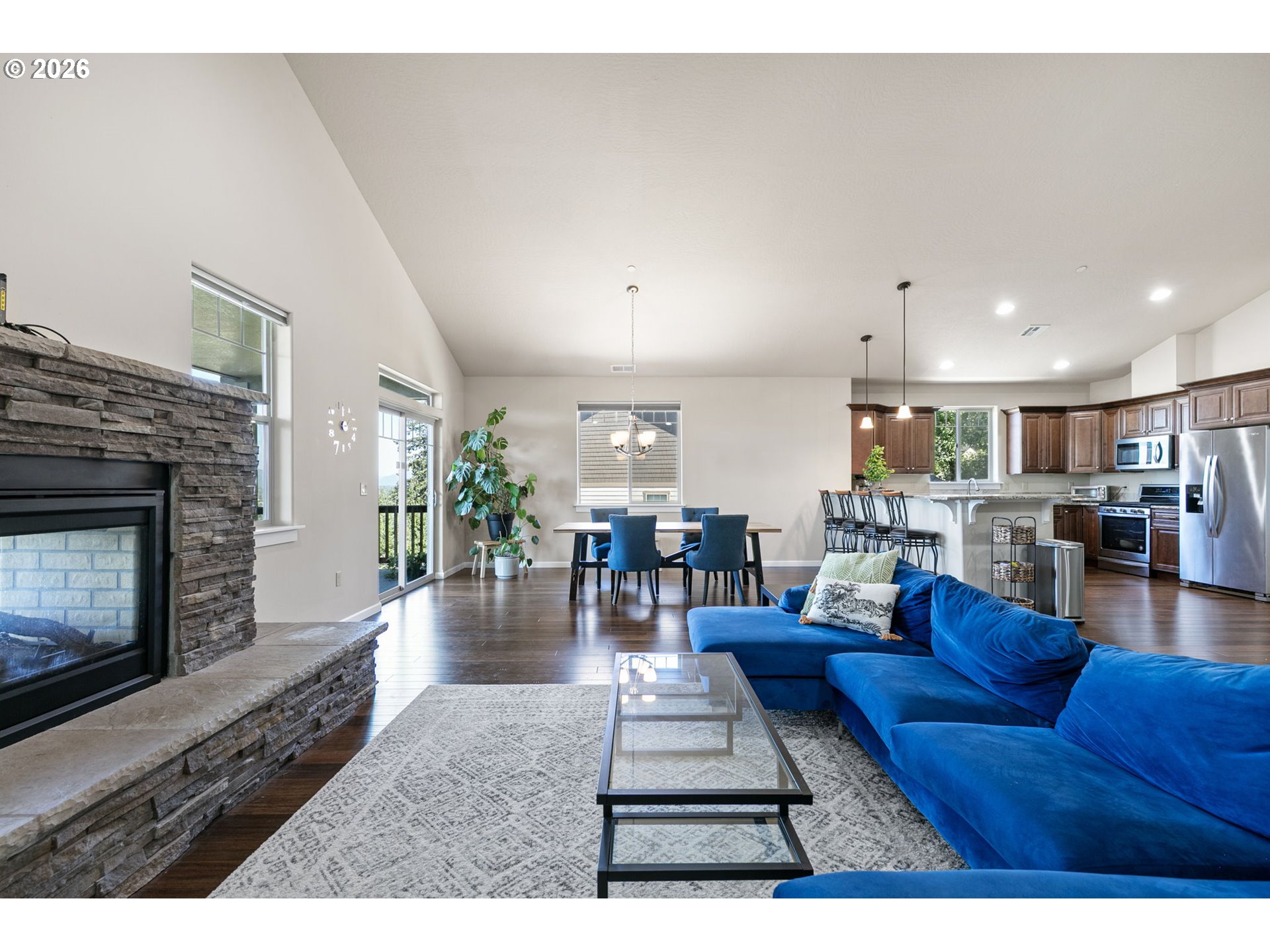 6451 Dogwood Street Springfield, OR 97478 - Photo 3 of 38 a living room with furniture and a fireplace