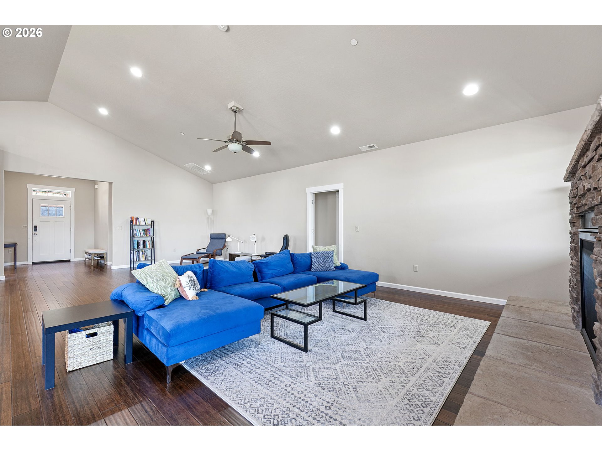6451 Dogwood Street Springfield, OR 97478 - Photo 6 of 38 a living room with furniture and a wooden floor