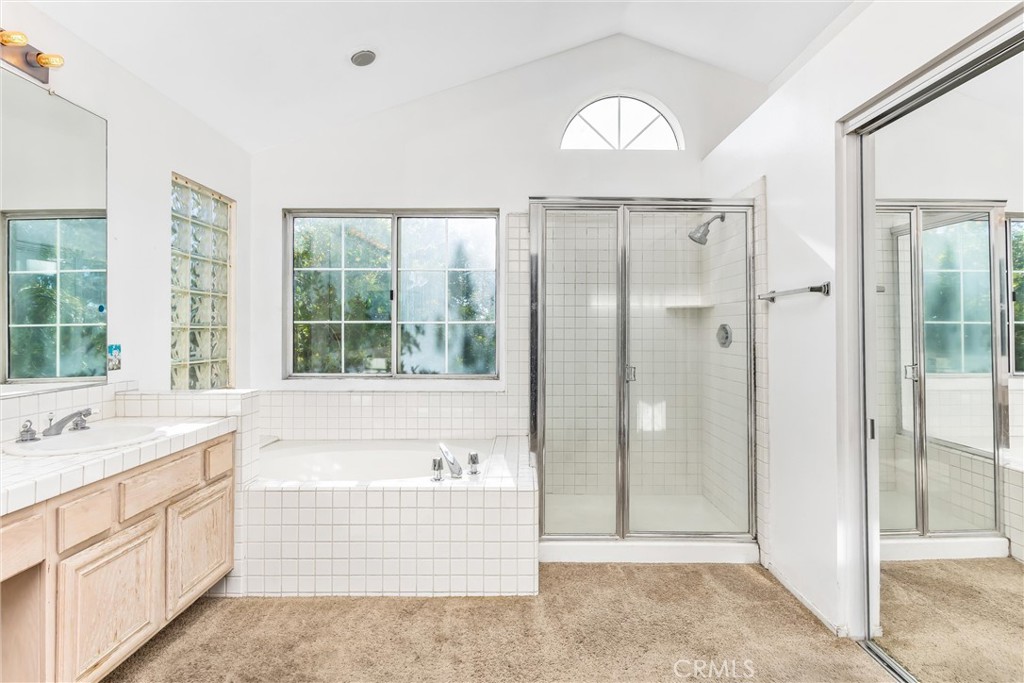 11621 Pavia Drive Rancho Cucamonga, CA 91701 - Photo 28 of 36 Master bedroom bathroom with walk-in closet