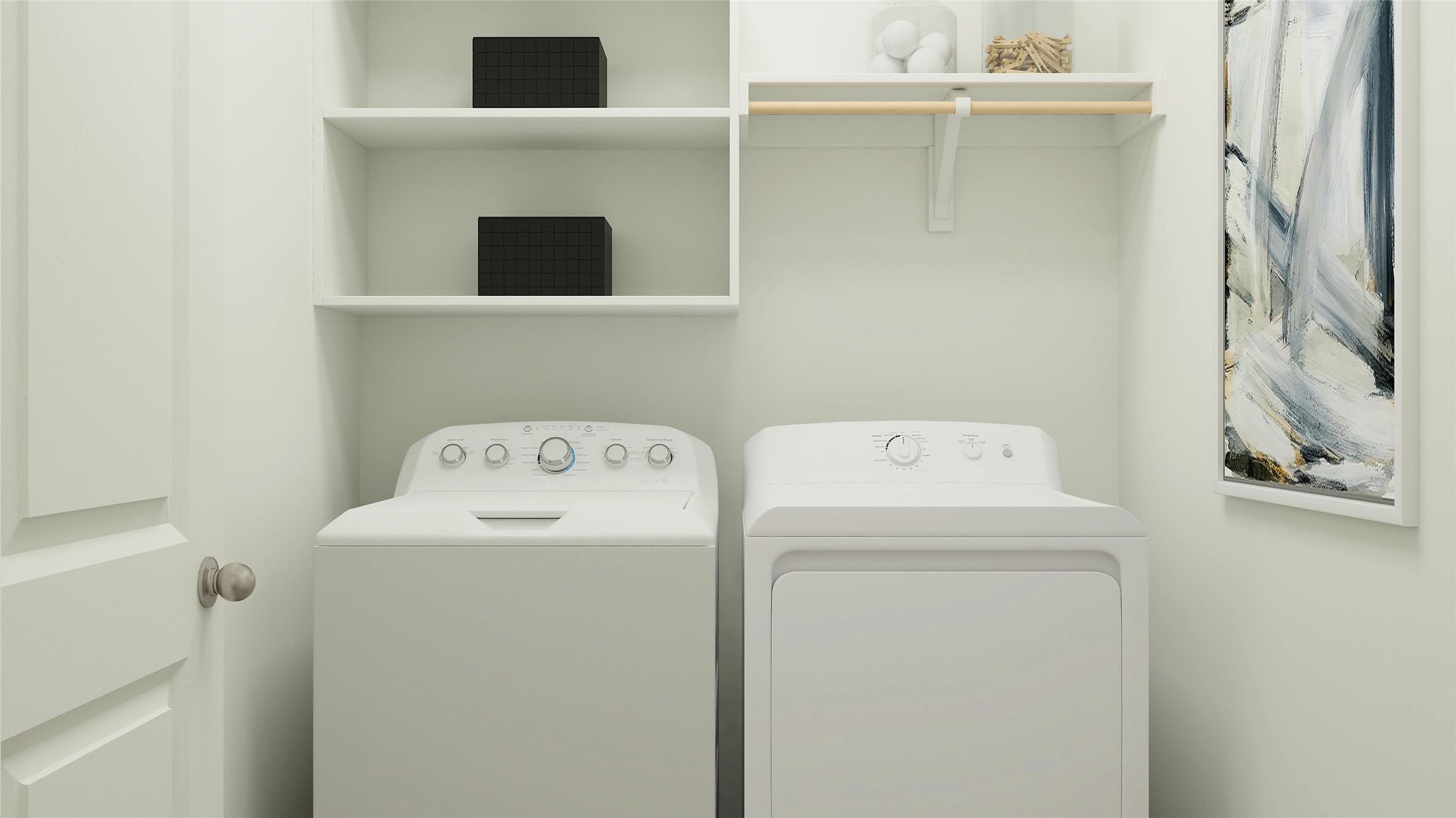 17916 Prairie Falcon Way Pflugerville, TX 78660 - Photo 5 of 28 a utility room with dryer and washer