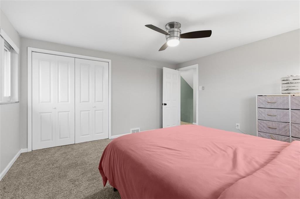 111 Crest Drive Monaca, PA 15061 - Photo 14 of 37 a bed room with a bed and a closet