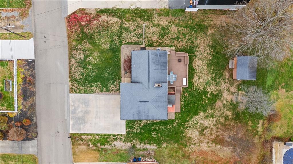 111 Crest Drive Monaca, PA 15061 - Photo 35 of 37 an aerial view of residential house with outdoor space and trees all around