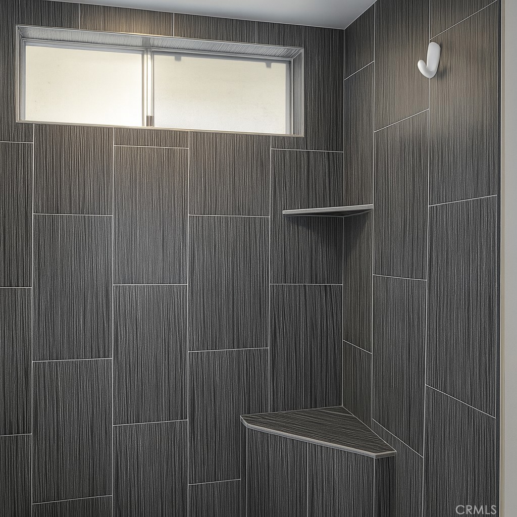 6675 Mission Gorge Road, Unit A114 San Diego, CA 92120 - Photo 15 of 26 a bathroom with a shower and a window