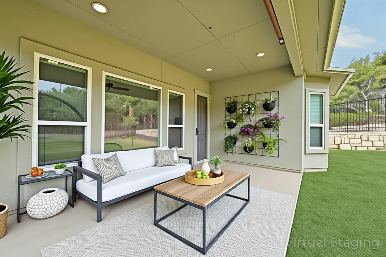 12308 Simmental Drive, Unit 94 Austin, TX 78732 - Photo 12 of 37 a living room with furniture and a large window