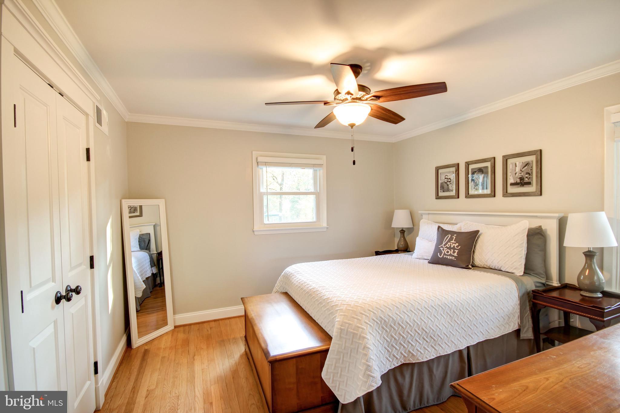 4934 Fleming Road Mount Airy, MD 21771 - Photo 10 of 42 Master Bedroom w/hardwood, solid doors, fan