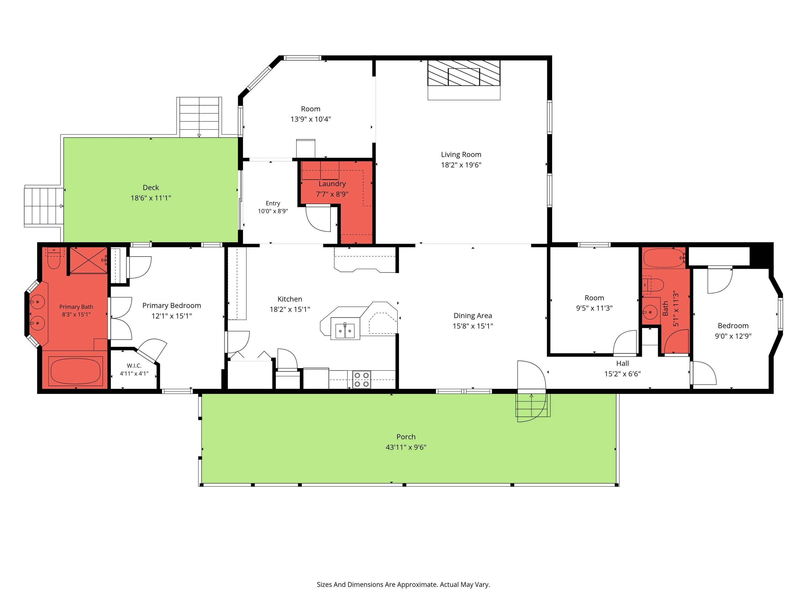 8675 Hunters Pointe Drive North Theodore, AL 36582 - Photo 20 of 20 Floor plan