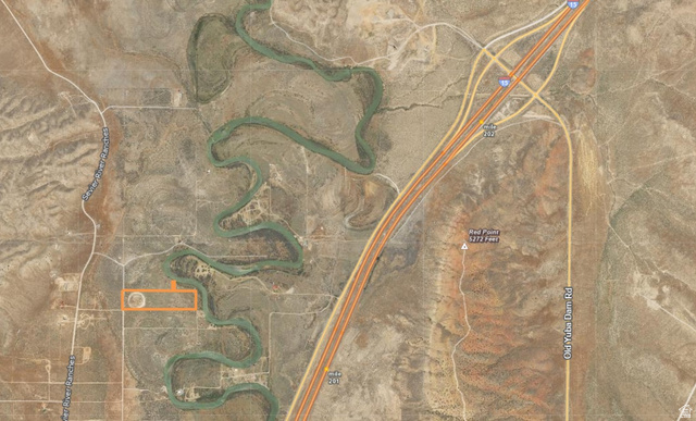 32 Sevier River, Unit 32 Levan, UT 84639 - Photo 48 of 50 Map / location, line heading north shows the easement to the river.