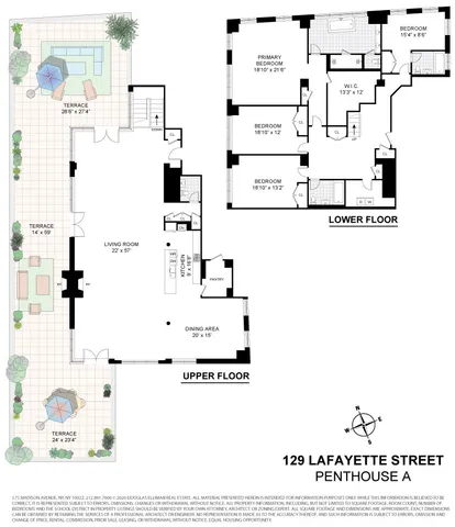 $14,950,000 | 129 Lafayette Street, Unit PHA | SoHo