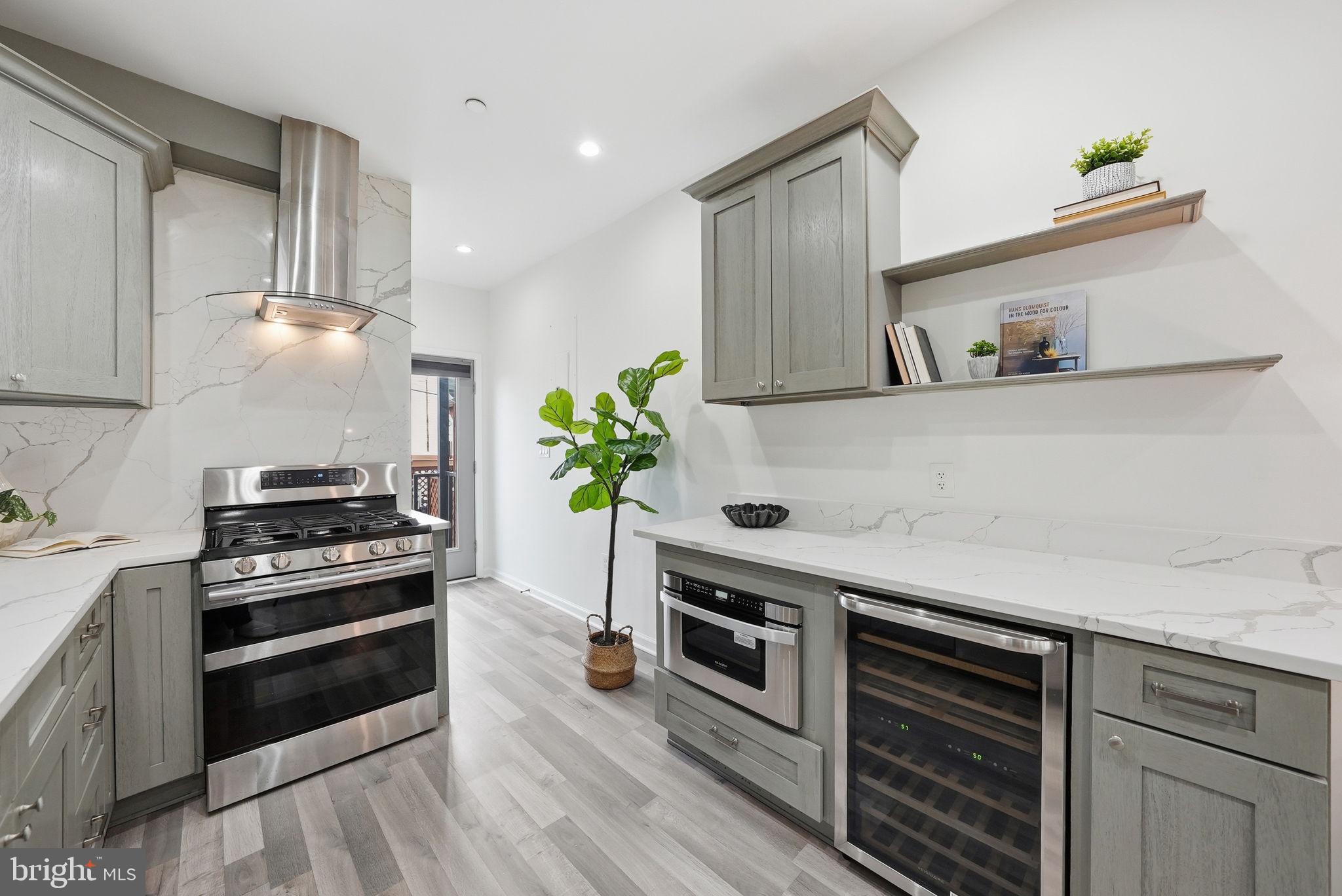 2121 4th Street Northeast, Unit 1 Washington, DC 20002 - Photo 14 of 34 Modern kitchen with sleek finishes.