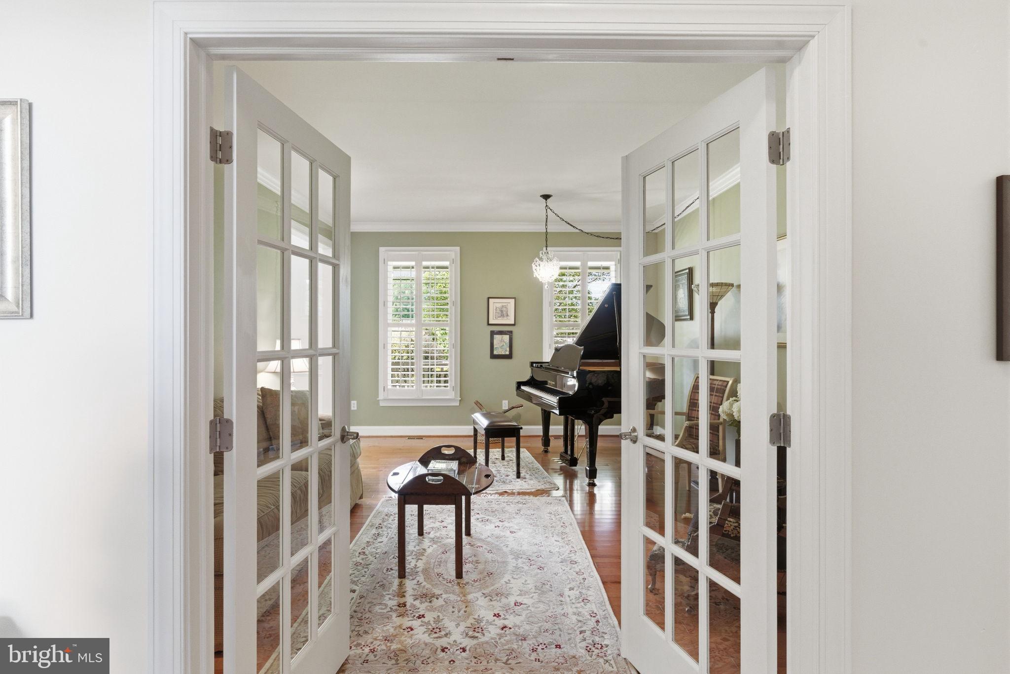 9 Deer Ridge Court Phoenix, MD 21131 - Photo 17 of 96 FRENCH DOORS INTO THE MUSIC ROOM