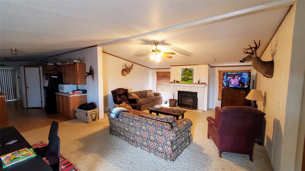 0 Co Road Gorman, TX 76454 - Photo 11 of 25 a living room with furniture and a fireplace