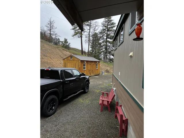 a view of a room with a tree