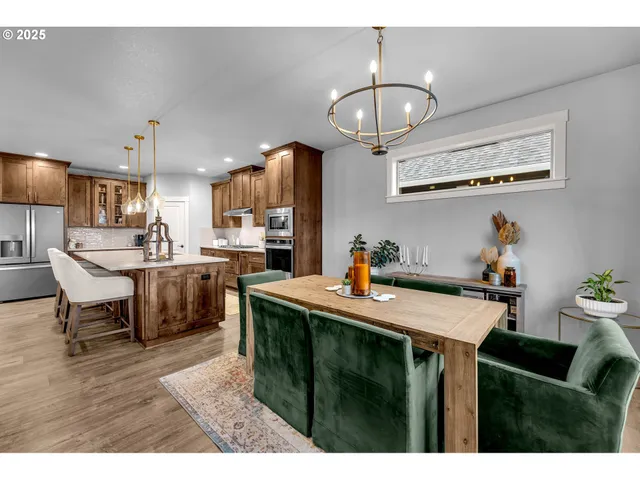 a kitchen with sink cabinets and window