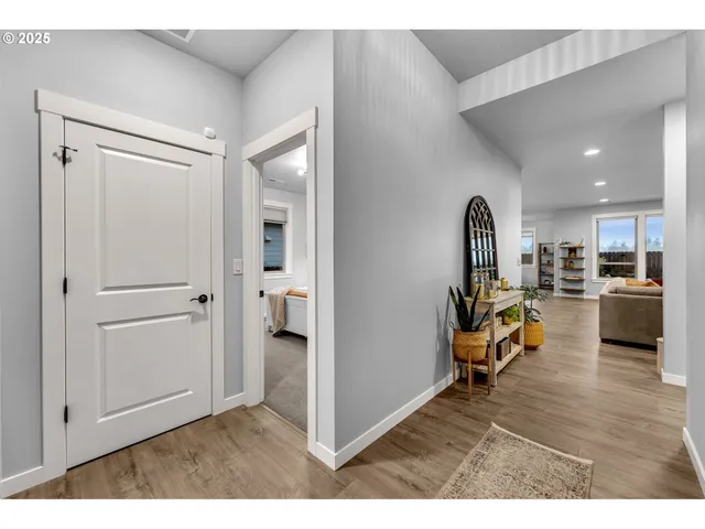 a view of a living room and a livingroom with furniture