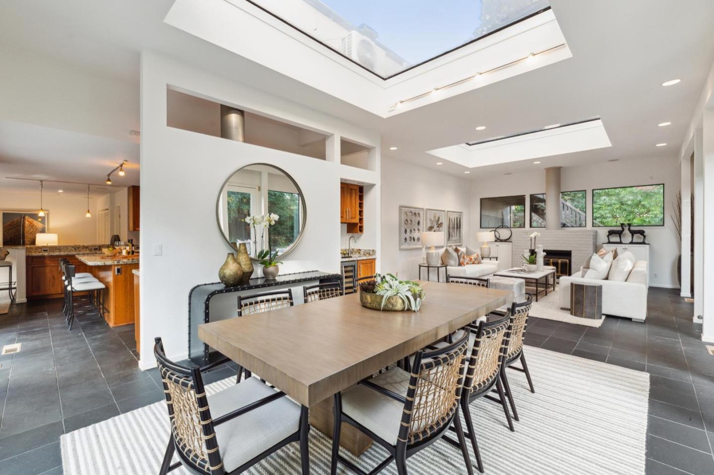 1732 Middlefield Road Palo Alto, CA 94301 - Photo 13 of 42 a view of a dining room with furniture and wooden floor