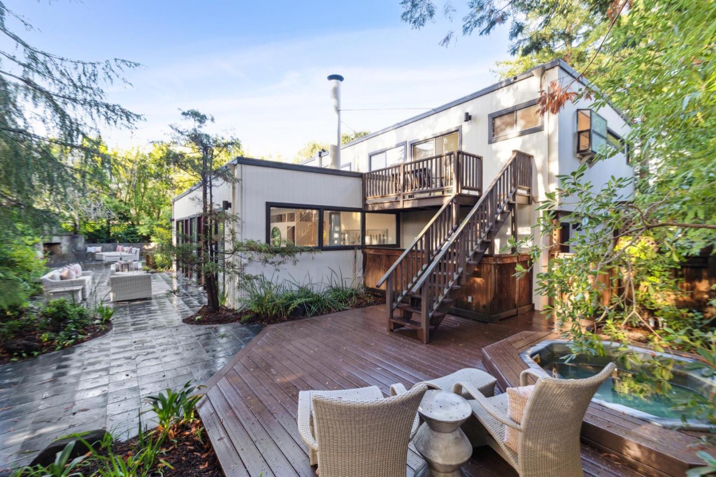 1732 Middlefield Road Palo Alto, CA 94301 - Photo 25 of 42 a front view of a house with a yard