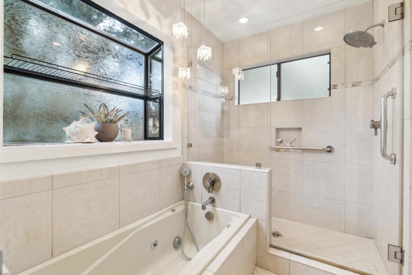 1732 Middlefield Road Palo Alto, CA 94301 - Photo 33 of 42 a bathroom with a bathtub and a shower