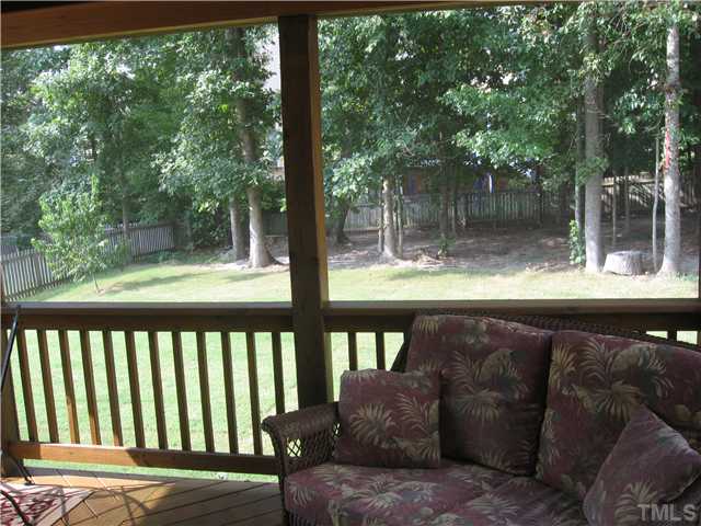 1515 Patterson Grove Road Apex, NC 27502 - Photo 18 of 25 The screened porch was built in 2007.