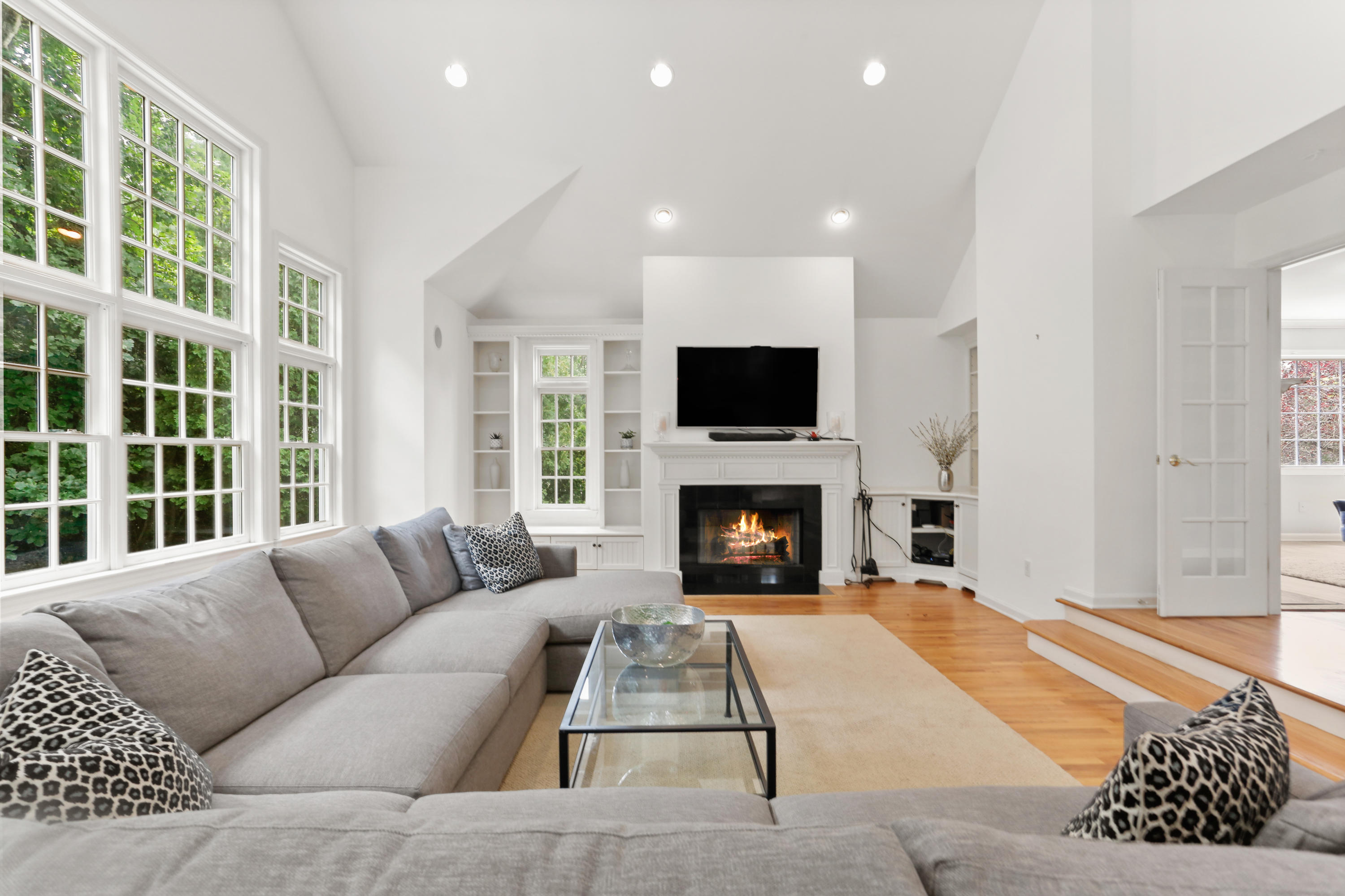 53 Country Club Road Darien, CT 06820 - Photo 14 of 35 a living room with furniture fireplace and window