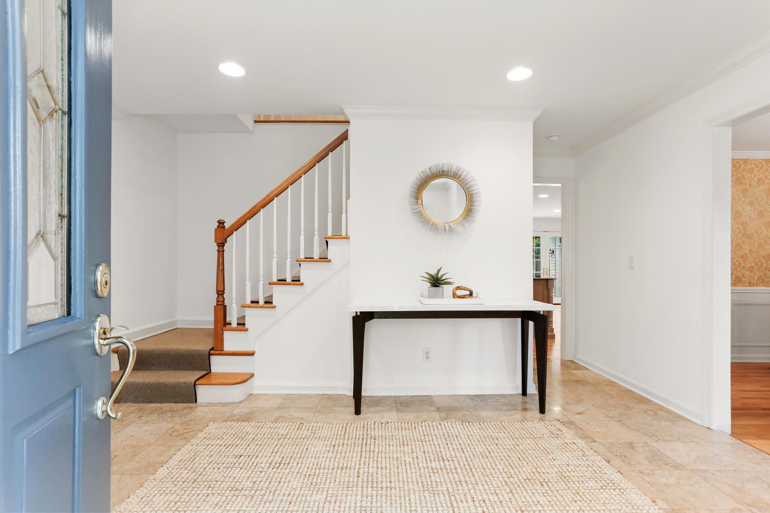 53 Country Club Road Darien, CT 06820 - Photo 3 of 35 a view of entryway and hall with wooden floor