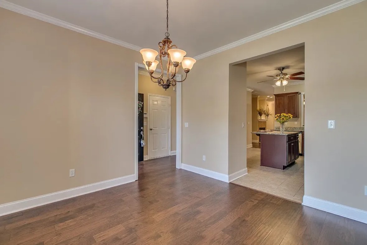 2208 Stanford Court Murfreesboro, TN 37130 - Photo 5 of 18 a view of a chandelier and wooden floor in a room