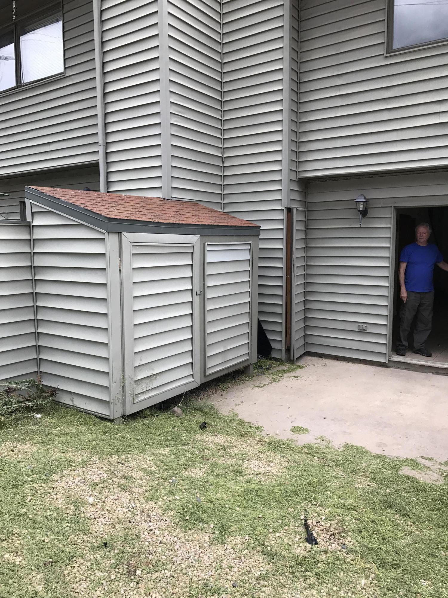 1220 Stetson Road, Unit 4 Prescott, AZ 86303 - Photo 23 of 27 Back yard - storage