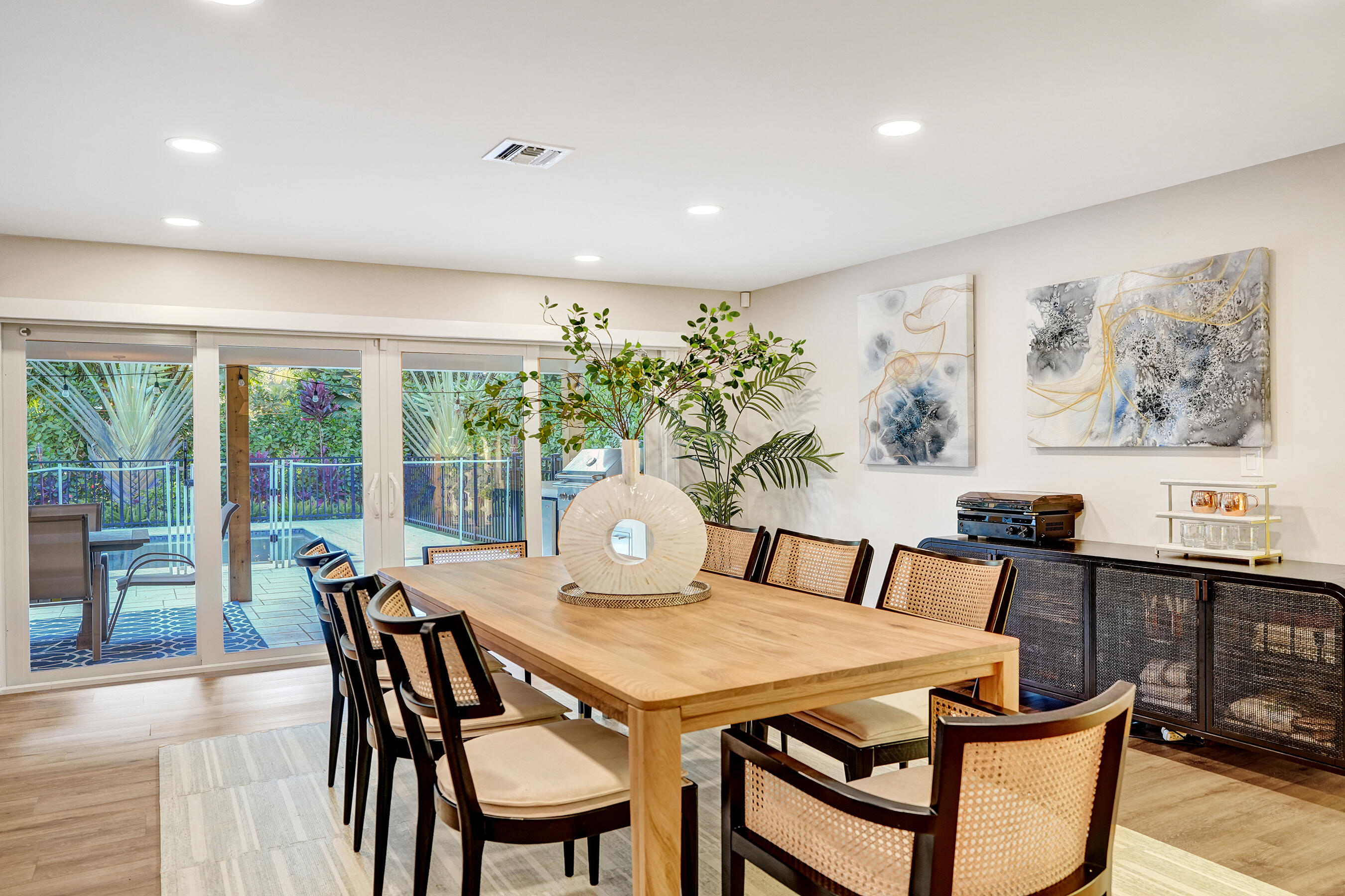 3681 Northwest 24th Terrace Boca Raton, FL 33431 - Photo 26 of 78 a view of a dining room with furniture window and outside view