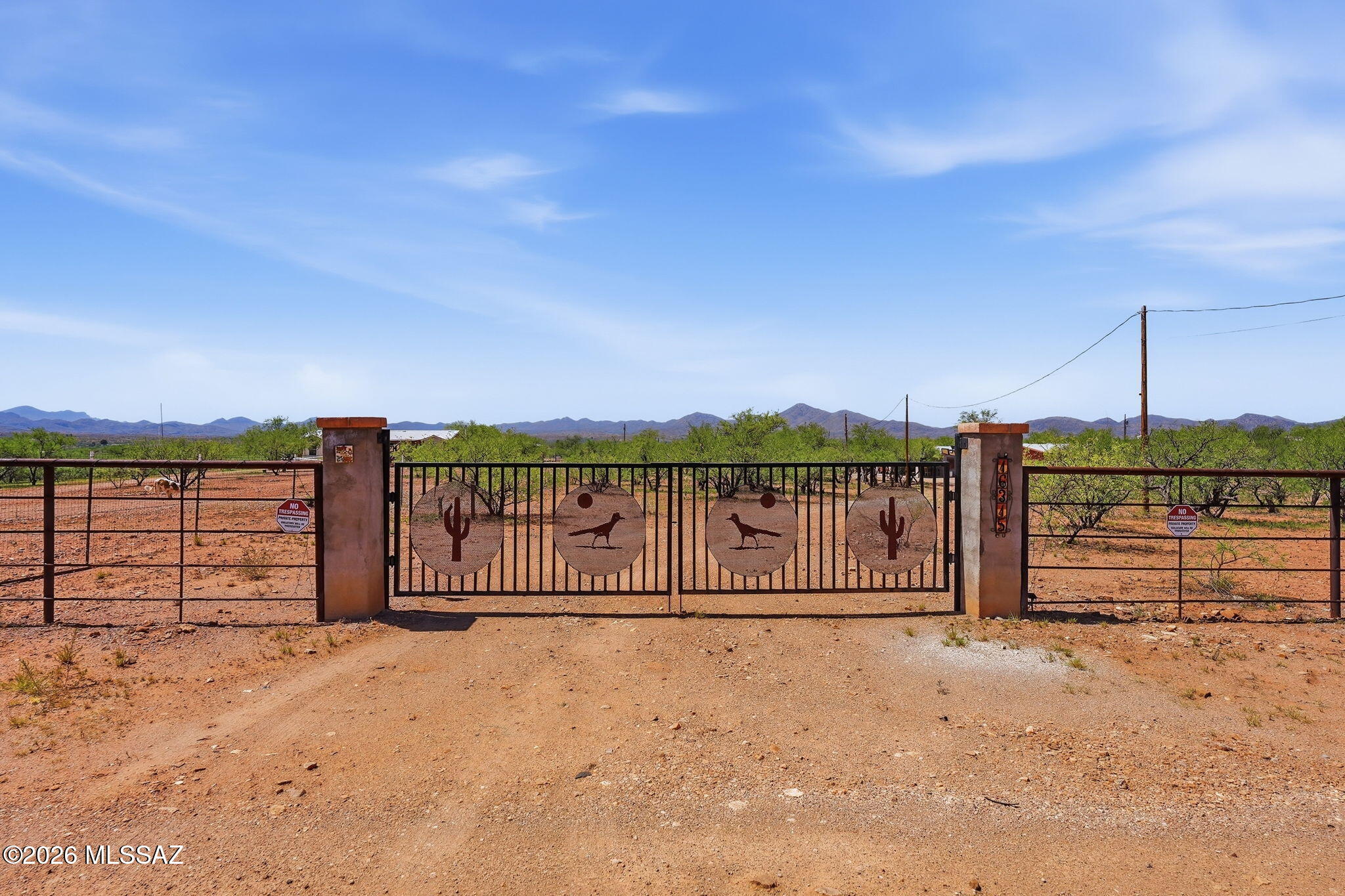 16315 West Ili Teka Road Arivaca, AZ 85601 - Photo 1 of 44 Entrance gate