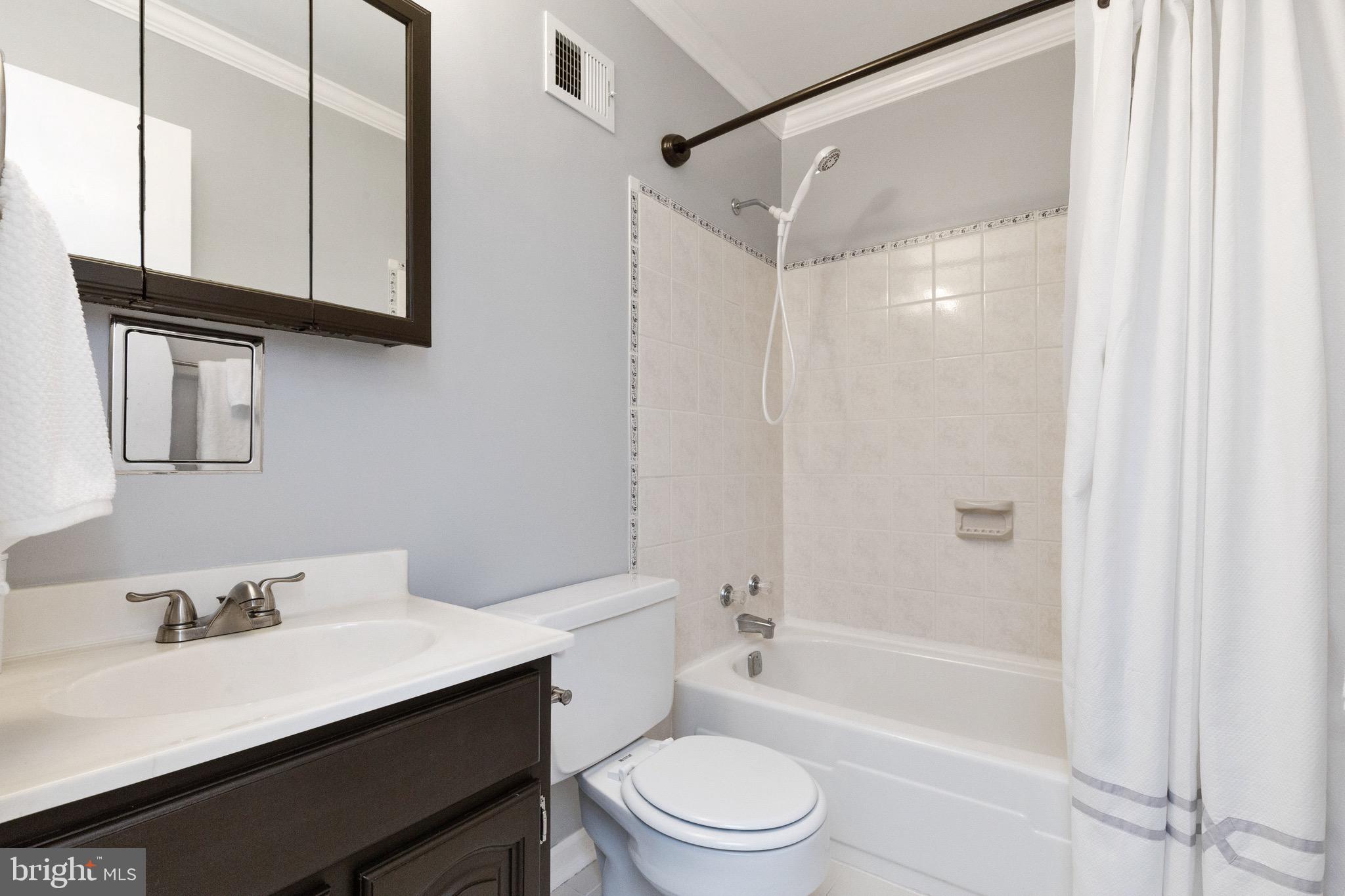 6447 Rockshire Street Alexandria, VA 22315 - Photo 27 of 42 Updated hall bath upstairs