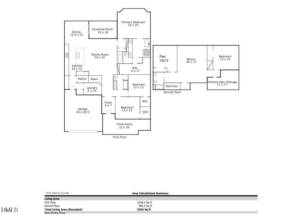 7033 Leando Drive Willow Spring, NC 27592 - Photo 43 of 43 Tomas - Floor Plan Image (1)
