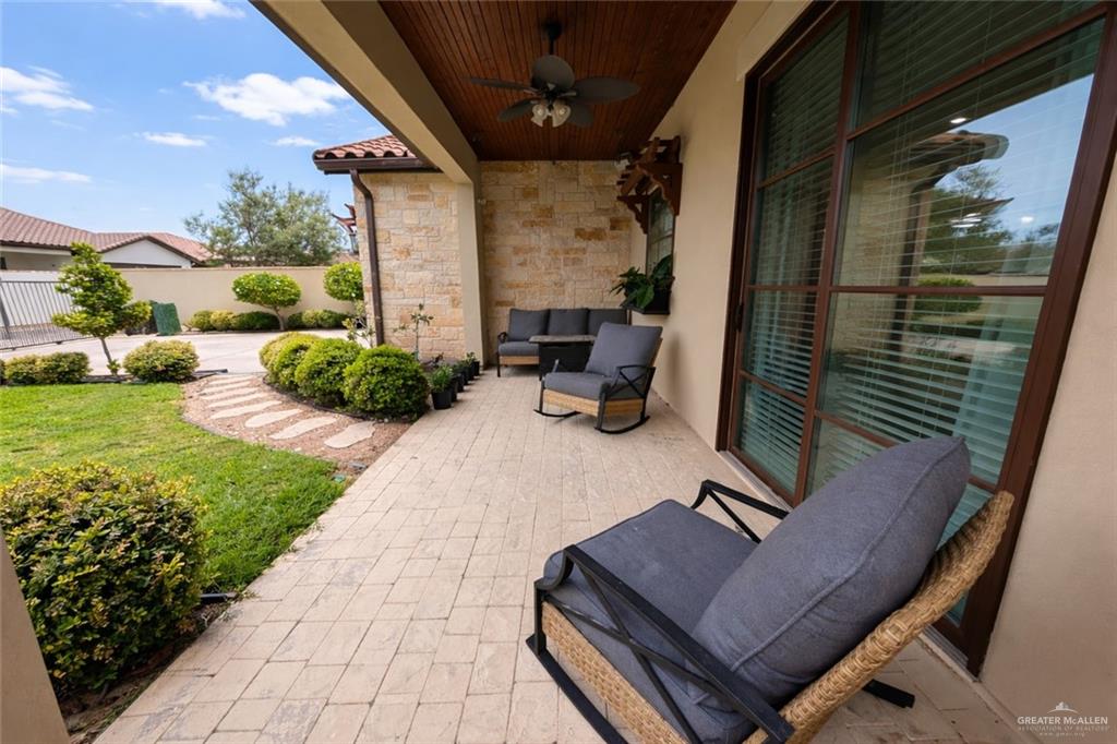 805 Grayson Avenue McAllen, TX 78504 - Photo 19 of 31 a view of backyard with seating space