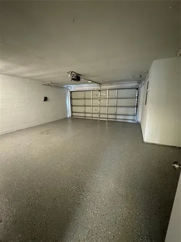 a view of a room with an empty space