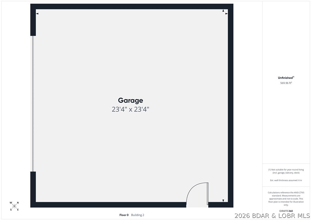 33433 Englewood Road Sunrise Beach, MO 65079 - Photo 54 of 54 Garage floor plan