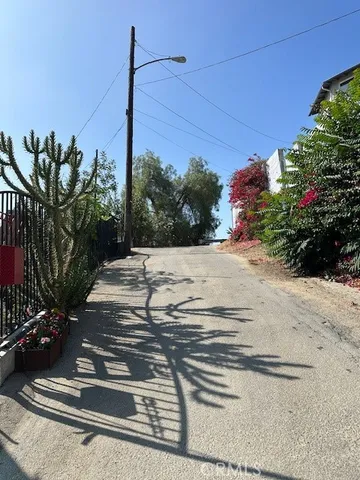 a view of a terrace with a garden