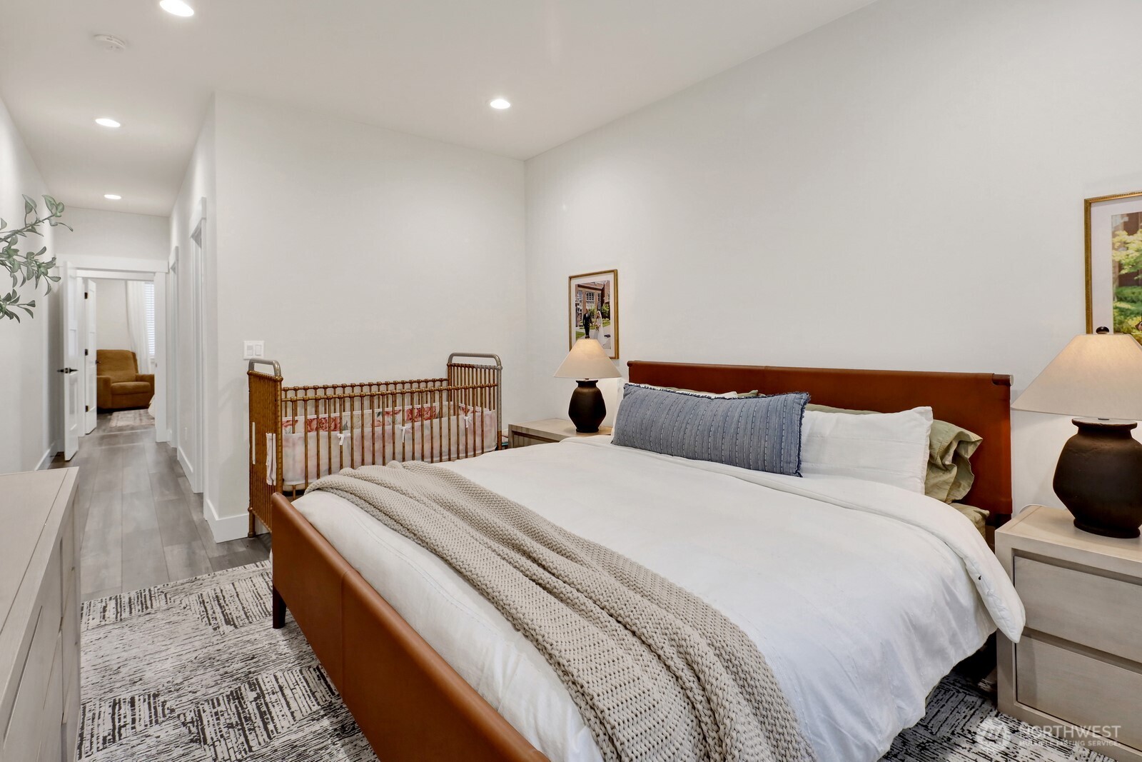 8228 Goldrun Drive Maple Falls, WA 98266 - Photo 29 of 33 a bedroom with bed and a night stand