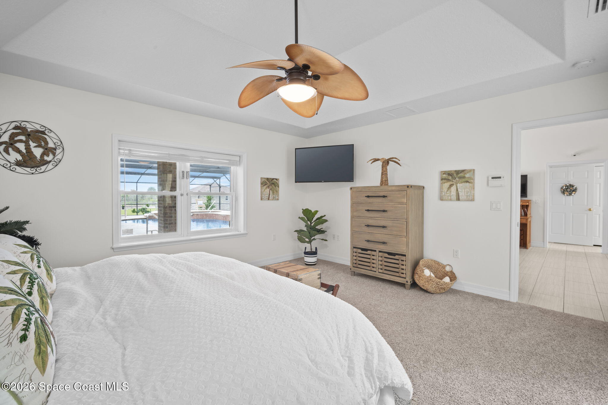 3125 Davis Road Mims, FL 32754 - Photo 36 of 47 a bedroom with a bed and a window