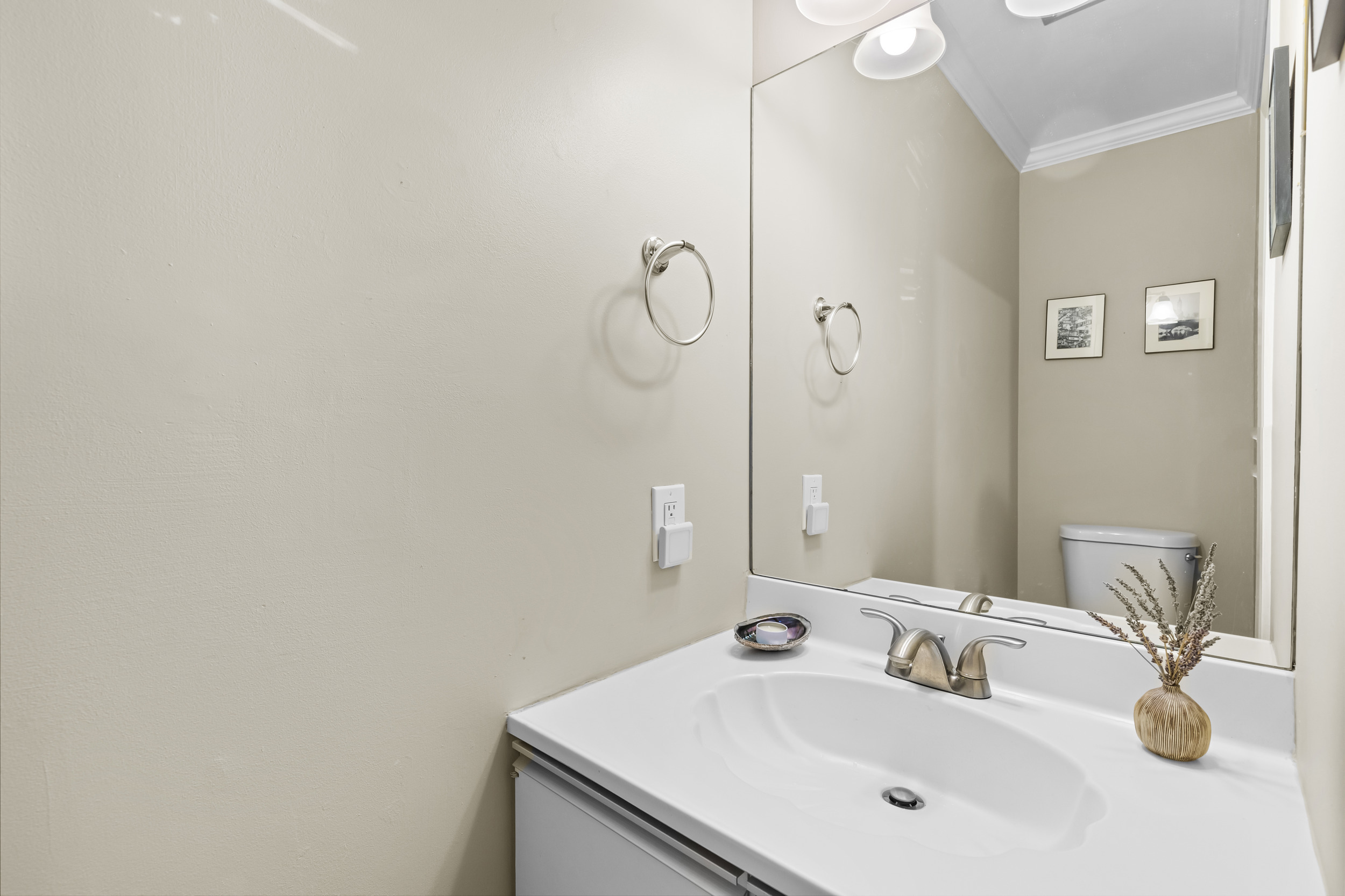 48 Randall Avenue, Unit 3 Stamford, CT 06905 - Photo 11 of 25 a bathroom with a sink and a mirror